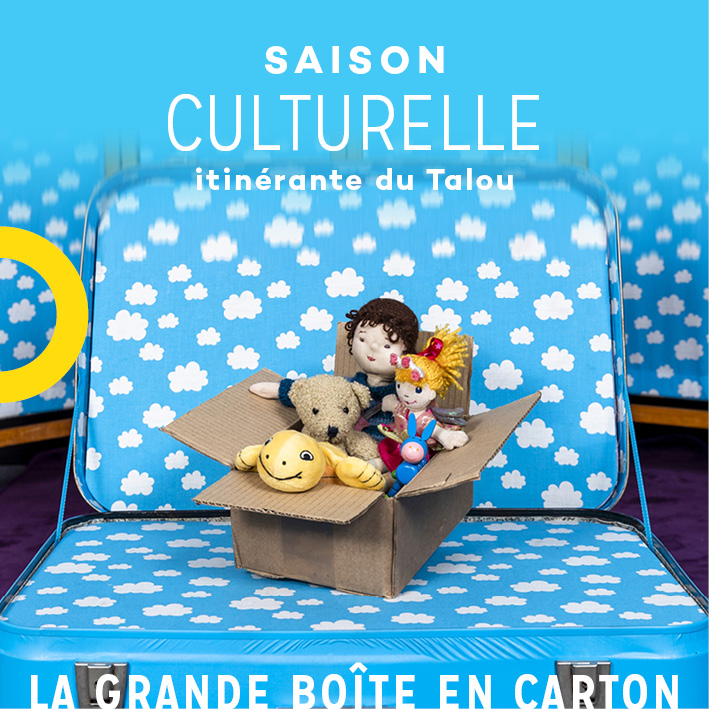 La grande boite en carton carre